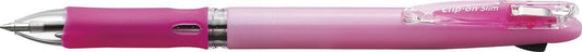 ZEBRA Clip-On Slim 2C Ball Point Pen, Pastel Pink (B2A5-WP)