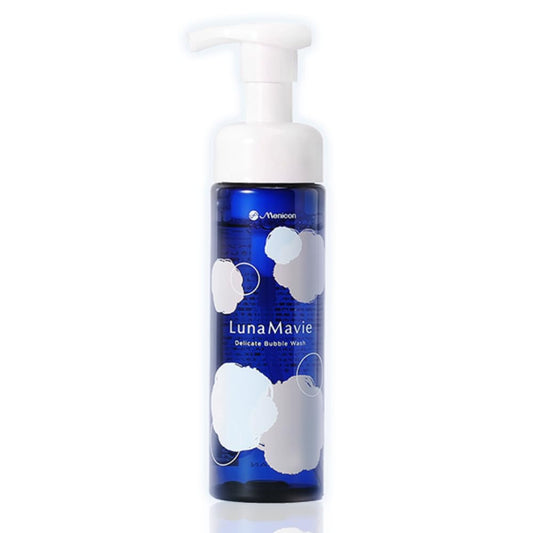 LunaMavie Delicate Bubble Wash 180ml Delicate Zone Odor Itching Chapping Body Soap Weak Acid White Lavender Scent Women Men Children Menicon Official