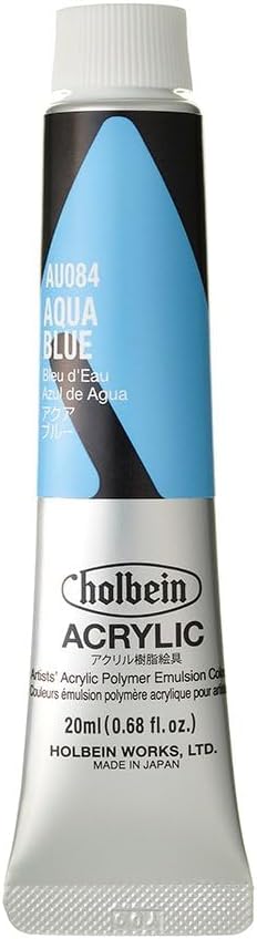 horubein Acrylic Paint Acrylic Color Aqua Blue au084 20ml (6 # # # #)