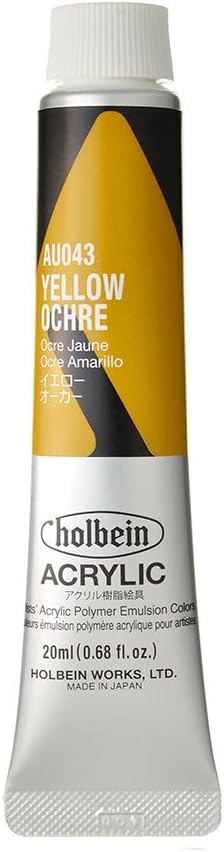 horubein Acrylic Paint Acrylic Color Yellow Ochre au043 20ml (6 # # # #)