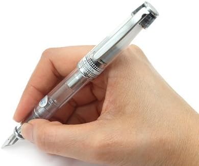 PILOT Prera Iro-Ai Calligraphy-Nib Transparent Black Body Fountain Pen (FPRN-350R-TBCM)