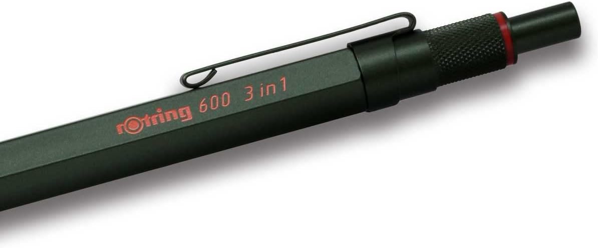 Rotring Multi Pen Camouflage Green 600 3 in 1 2159368 rOtring Mechanical Pencil Fine Writing Stationery German Drafting Pen Professional Ballpoint Pen