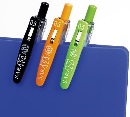 ZEBRA Sarasa Clip 1.0, 9 Shiny / Metallic Color Set (JJE15-9CA)