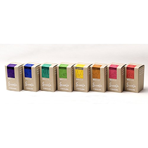 Sailor Fountain Pen Pigment Bottled Ink, Storia, 20ml, Blue, 131006240 Success