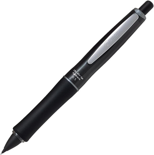 PILOT Dr. Grip Full Black HDGFB-80R-S Silver