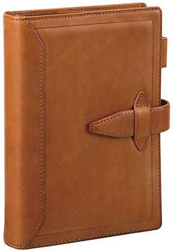 Raymei Fujii DB3014C Da Vinci Loroma Classic Bible Brown Personal Organizer