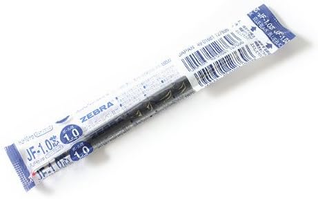 ZEBRA JF-1.0 Gel Ink Pen Refill - 1.0 mm - Blue Black