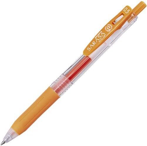 Smooth Writing Gel Pen 0.7mm - Zebra Sarasa Clip Gel Pen 5 Pieces - Fast Drying Smooth Ink Performance - Office Journaling and Study Use