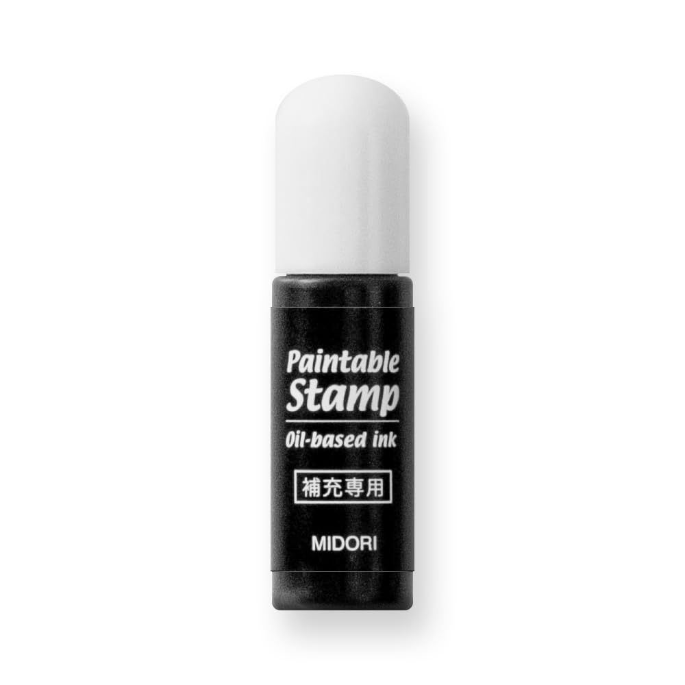 DESIGNPHIL 35384006 Midori Ink Refill for Stamps, Black