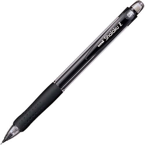 Uni Mechanical Pencil, Very Sharaku, with Rubber Grip, less lead loss, 0.5mm, Black (M5100Z.24)