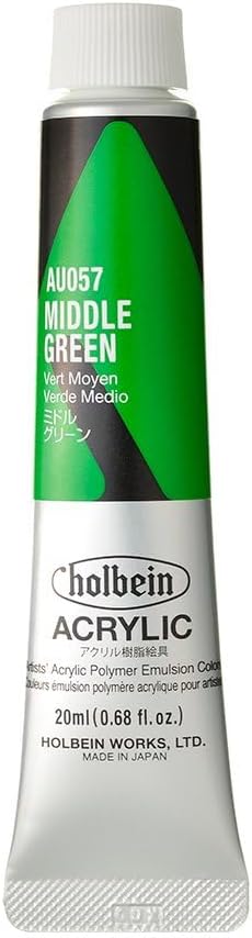 horubein Acrylic Paint Acrylic Color Middle Green AU057 20ml (6 # # # #)