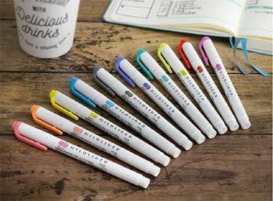 ZEBRA Mildliner Highlighter Set – 25 Colors (WKT7-N-5C & WKT7-5C-HC, Italy Import)