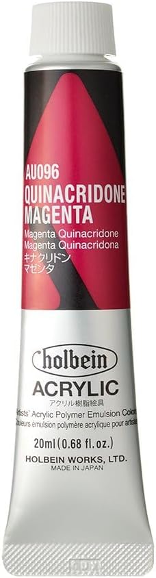 horubein Acrylic Paint Acrylic Color kinakuridonmazenta au096 20ml (6 # # # #)