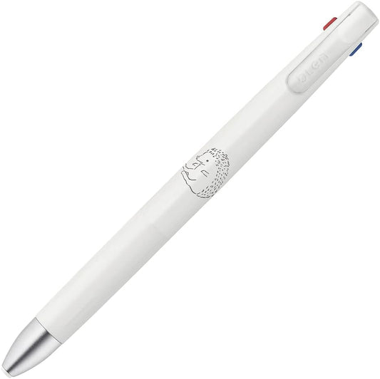 ZEBRA B3AS88-AS-HN Multi-Color Ballpoint Pen, Blen, 3C, 0.02 inches (0.5 mm), Hedgehog