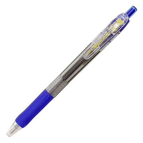 ZEBRA Tapli Clip Ballpoint Pen - 1.0 mm - Blue Body - Blue Ink