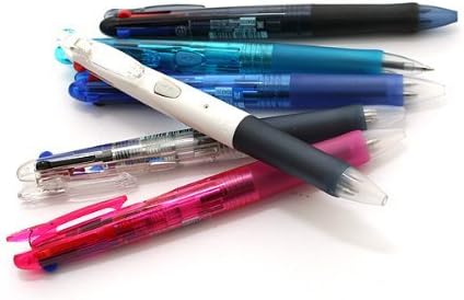 ZEBRA Clip-On G Series 3 Color Ballpoint Multi Pen, 0.7 mm, Black Body (B3A3-BK)