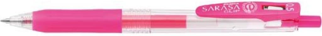 Bottled Fountain Pen Ink - ZEBRA SARASA Clip 0.5mm Neon Pink x 10 pieces (Japan Import) - Smooth Precision Writing Experience - Office Journaling and Study Use