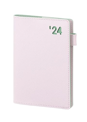 Raymei Fujii RFD2414V 2024 Schedule Book, Color Edge Diary, Weekly, A6 Size, Synthetic Leather, Violet, Begins December 2023