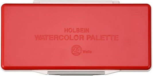 HOLBEIN 210191 Watercolor Palette with Removable Small Rooms, 24 Compartments (26 Petri Dishes, 4 Large)