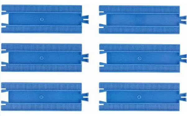 Pla 1/2 Straight Rail R-02 6 Pieces – Model Train Track Rails