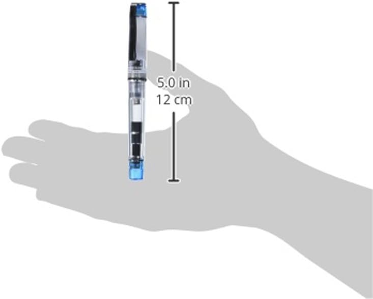 PILOT Prera Iro-Ai Fine-Nib Transparent Light Blue Body Fountain Pen (FPRN-350R-TLBF), alternate view