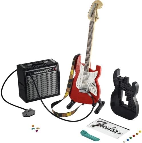 LEGO Ideas Fender Stratocaster 21329 Building Kit; Cool Gift Idea for Guitar Players and Music Lovers (1,074 Pieces)