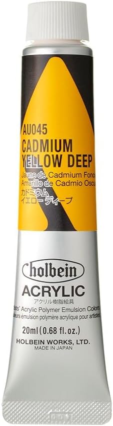 horubein Acrylic Paint Acrylic Color kadomiumuiero-dyi-pu AU045 20ml (6 # # # #)