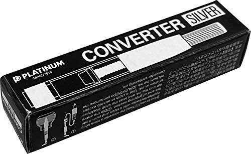 Platinum Fountain Pen Converter, Silver (700A#9, Japan Import)