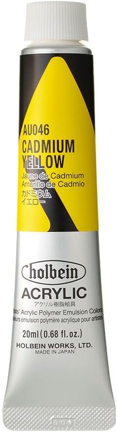 horubein Acrylic Paint Acrylic Color Cadmium Yellow AU046 20ml (6 # # # #)