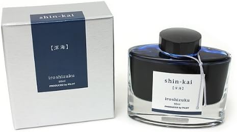 PILOT Bottle Ink iroshizuku Shinkai, Blue, 50 milliliters