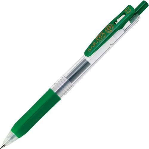Smooth Writing Gel Pen 0.3mm - Zebra Sarasa Clip Pen 5 pieces - Fast Drying Smooth Ink - Office Journaling and Study Use