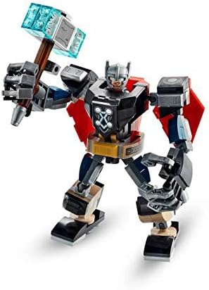 LEGO 76169 Super Heroes Marvel Avengers Thor Mech Armour Set, Action Figure Toy with Thor Minifigure
