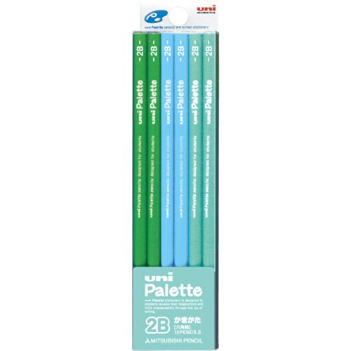 Mitsubishi Pencil pencil Uni palette 5562 2B K55622B pastel green