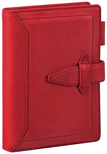 Raymay Fujii DP3015R Da Vinci Loroma Classic Pocket Red Personal Organizer