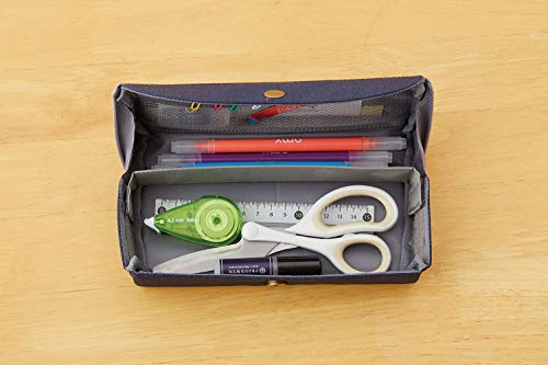 Raymay Fujii FY376B Pen Case, Pencil Case, Kohako, Black