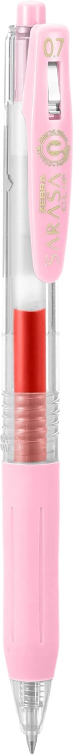 ZEBRA Sarasa Clip Pen 0.7 mm, Light Pink (JJB15-LP)