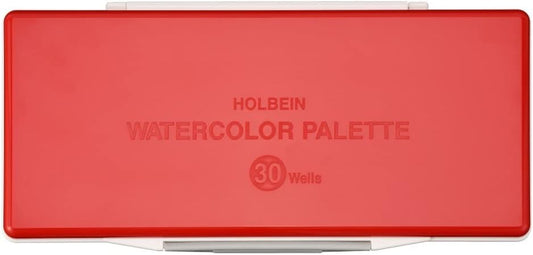 HOLBEIN 210192 Watercolor Palette with Removable Small Rooms, 30 Compartments (32 Petri Dishes, 4 Large)