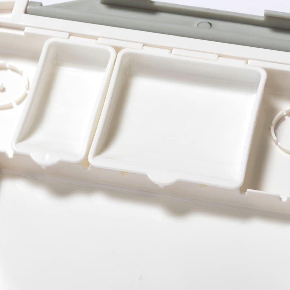 HOLBEIN 210192 Watercolor Palette with Removable Small Rooms, 30 Compartments (32 Petri Dishes, 4 Large)