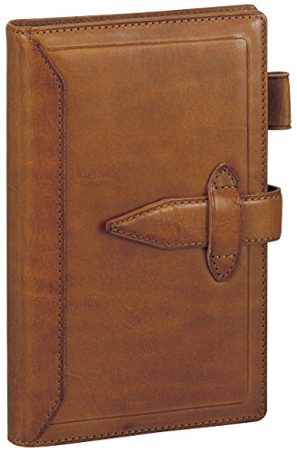 Raymei Fujii DB3011C Da Vinci Loroma Classic Bible Brown Personal Organizer