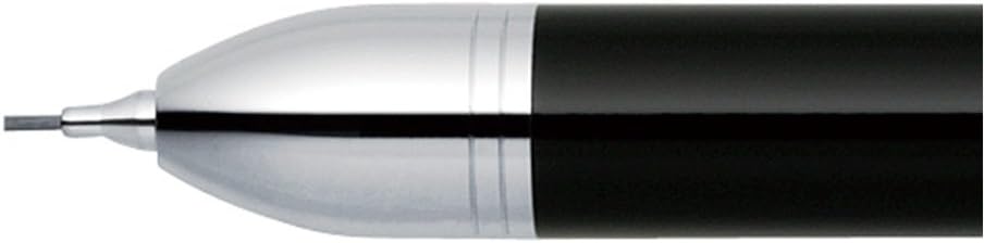 ZEBRA Surari Shabo 2000, 2 Color 0.7mm Emulsion Ink and 0.5mm Mechanical Pencil, Black Body (SB27-BK)