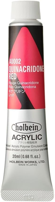 horubein Acrylic Paint Acrylic Color kinakuridonreddo AU002 20ml (6 # # # #)