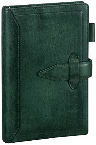 Raymei Fujii DB3011M Personal Notebook, Da Vinci Loroma Classic Bible Green
