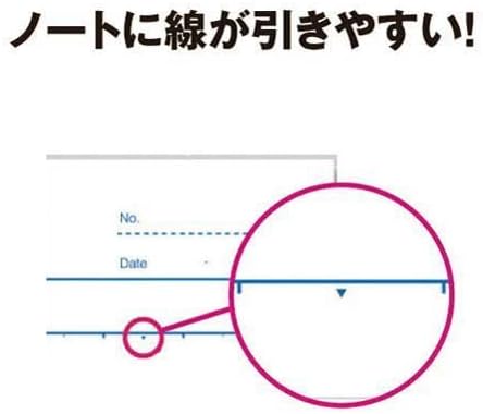 Kokuyo Campus Notebook 5 Pieces- Semi B5 (7 X 9.8 Inches) - Medium Rule(0.24 Inches) - 35 Lines X 80 Sheets