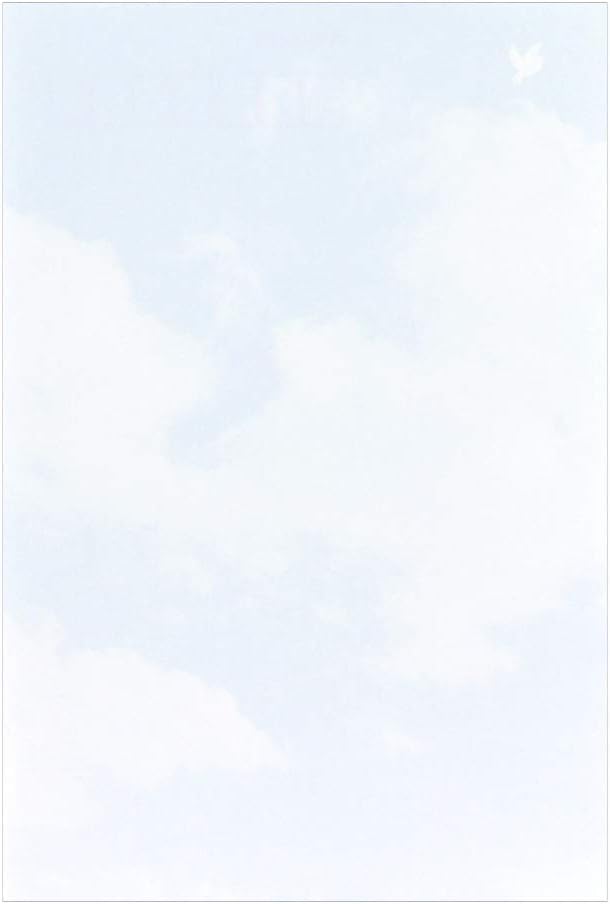 Midori 88284006 Postcard, Sky Blue