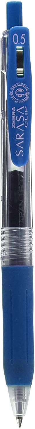 ZEBRA Sarasa Clip Pen 0.5 mm, Cobalt Blue (JJ15-COBL)
