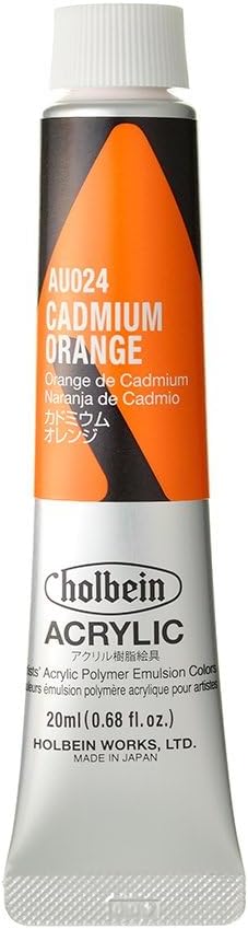 horubein Acrylic Paint Acrylic Color Cadmium Orange AU024 20ml (6 # # # #)