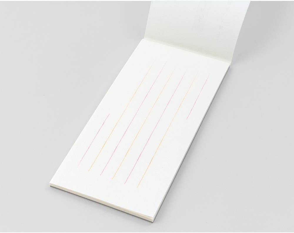 Midori 89189006 One Writing Note, Thank You for a Little Bit Pattern, Set of 10