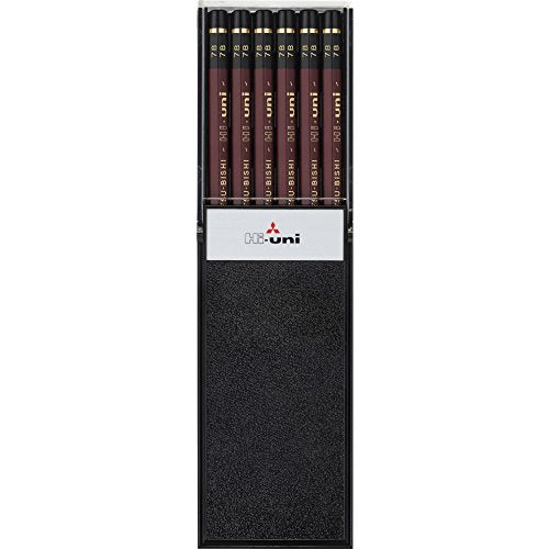 Uni Wooden Pencil, 7B, Box of 12 (HU7B)