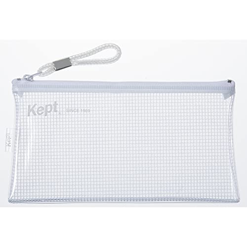 Kept Raymay KPF603W Fujii Pencil Case, Clear Pen Case, White