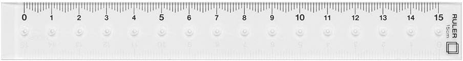 Designphil Midori Metric CL Ruler 15cm Clear (42231006)
